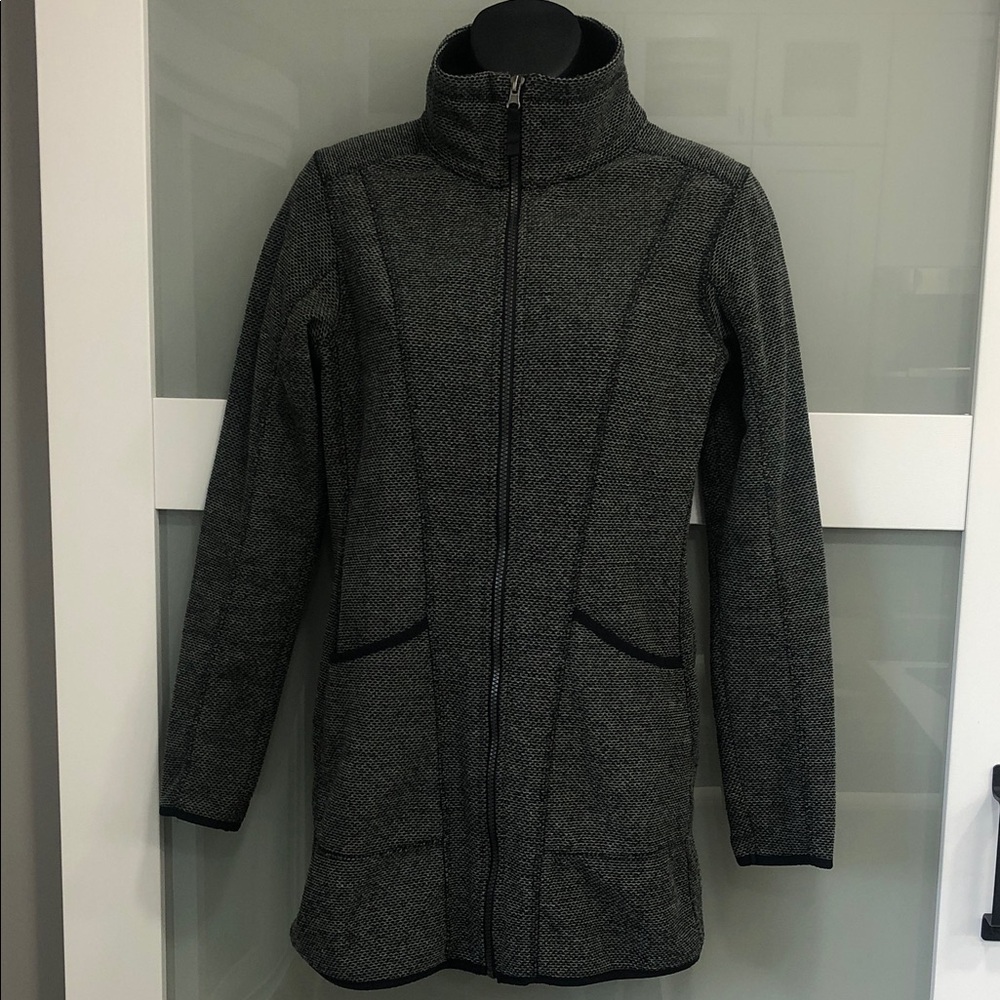 Swiss Tech Lightweight Textured Jacket – Women’s XS – Grey & Black